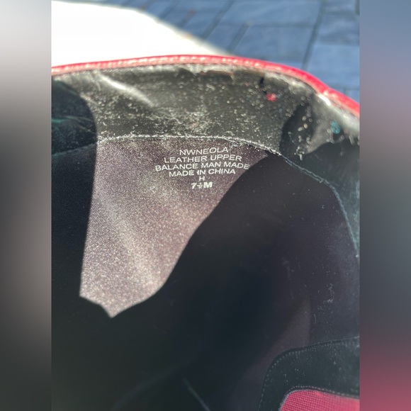 Women’s Nine West Crimson Red Heeled Mid Calf Boots - Picture 9 of 12